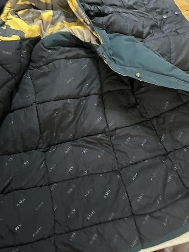 qara cins pencekler: Qışlıq kişilər üçün qalın parka gödəkçə - Rəng: tünd yaşıl (xaki — 3