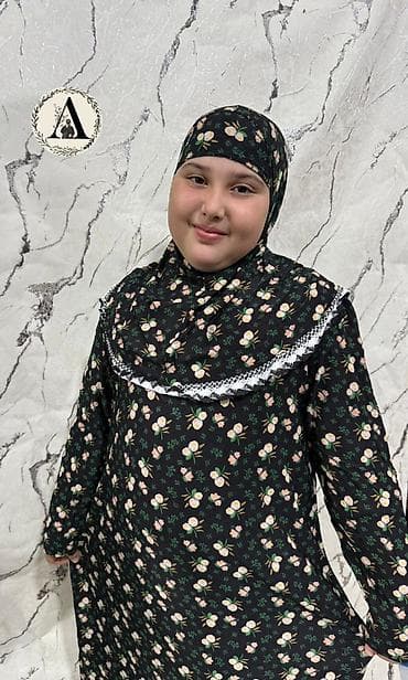Donlar: Uşaq üçün çiçək naxışlı namaz dəsti - İki hissədən ibarət komplekt — 1