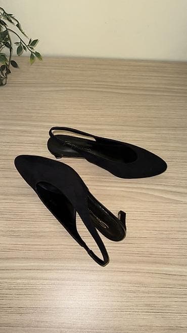 tufli: Qadın ayaqqabısı – klassik qara slingback - Brend: Sanotti (daxili — 2