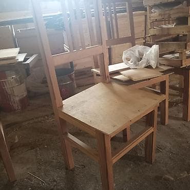 Mətbəx üçün, Qatlanmayan, Stul