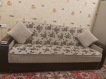 Qonaq otağı üçün 3-lü dəst: Bazalı divan + 2 bazalı kreslo Madeyra