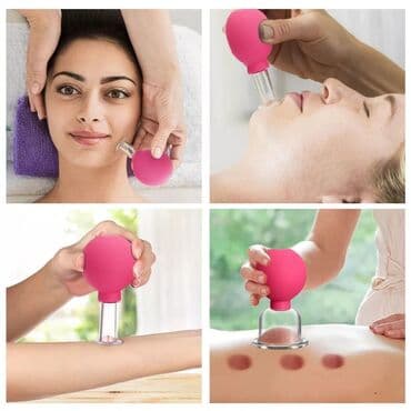 ağıllı linza qiymeti: Vakuum üz Bədən Masajı Selülit Əleyhinə KupaTibbi 4 ədəd komplekt — 2