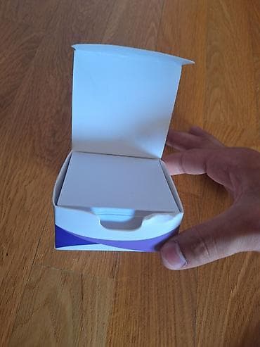 ofis aksesuar: Masaüstü yapışqanlı qeyd kağızı setləri (bloknot qutuları) - Format — 3
