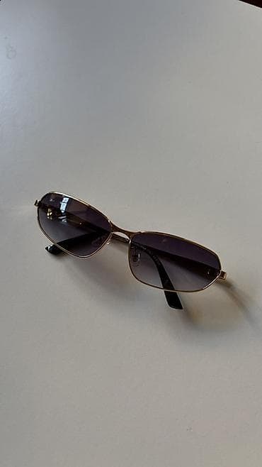 persol eynək: Balenciaga gün eynəyi - Metal çərçivə: qızılı rəng, incə və möhkəm — 3