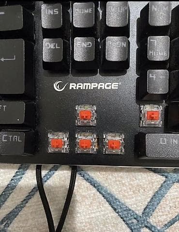 sntv internet elaqe: Məhsul: Rampage tam ölçülü mexaniki klaviatura Rampage KB-R81 — 2
