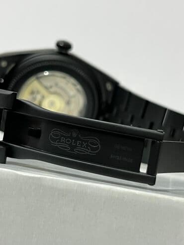 Eynəklər: Qol saatı, Rolex, rəng - Qara — 4