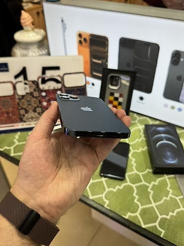 iphone 12: IPhone 12 Pro Max, 256 GB, Pacific Blue — 5