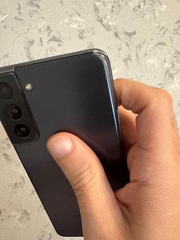 ucuz tel: Samsung Galaxy S21, 128 GB, rəng - Boz, Barmaq izi — 4