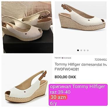 Tommy Hilfiger, Ölçü: 39, rəng - Ağ, İşlənmiş — 1
