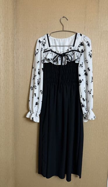 Пиджаки: Qadın geyimi – iki rəngli midi don - Rəng: qara və ağ - Üslub — 1