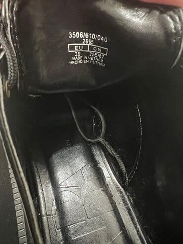 школьные туфли: Туфли, Размер: 39, цвет - Черный, Новый — 4