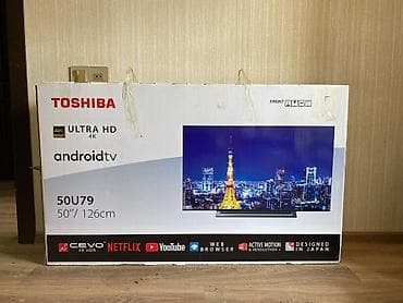 tv dvb t2 receiver: Yeni Televizor Toshiba LCD 50" 4K (3840x2160), Ünvandan götürmə — 3