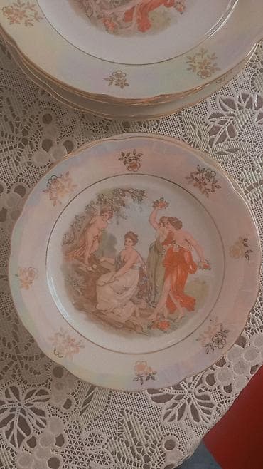 versace servis: Nahar dəsti, rəng - Ağ, Farfor — 2