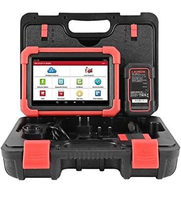 планшет kep: Launch markalı peşəkar avtomobil diaqnostika tableti və daşıma çantası — 1