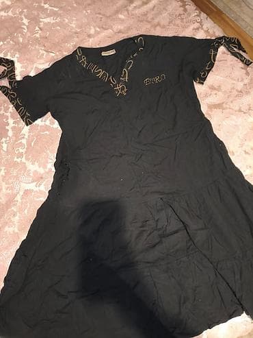 Qara rəngli qadın paltarı — Etro loqolu - Rəng: tam qara - Brend — 1