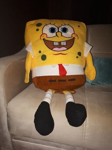 sundjer bob igracke: SPONGE BOB (yumuşak oyuncaq) Uşaq üçün bundan gözəl hədiyyə ola — 3