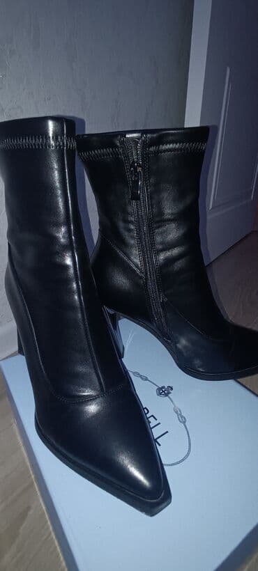 çəkmə: Uzunboğaz, Ölçü: 38, rəng - Qara, Yeni — 3