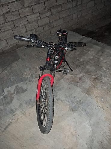 mini velosiped: Toba X dağ velosipedi - Rəng: qara/qırmızı - Çərçivə: Toba X markalı — 1