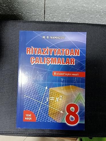 CD, DVD disklər və kassetlər: Riyaziyyatdan Çalışmalar – 8-ci sinif üçün vəsait Müəllif: M. B — 1