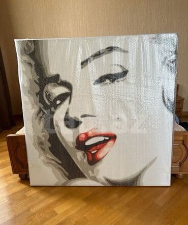 cekmek ucun sekiller: Merlin Monro boyuk divar shekil cherchiveli — 2