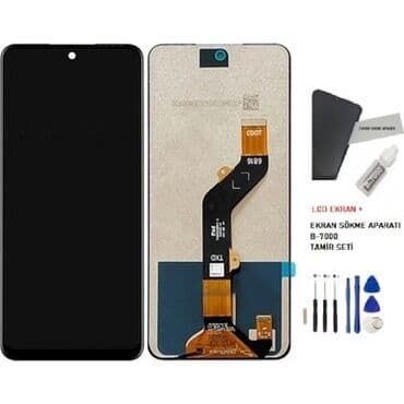 Infinix hot 30. markalı mobil telefon üçün ekran. tezedi