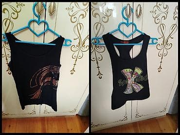 Qadınlar üçün 2 ədəd qara mayka dəsti. - Rəng: qara - Model: qolsuz