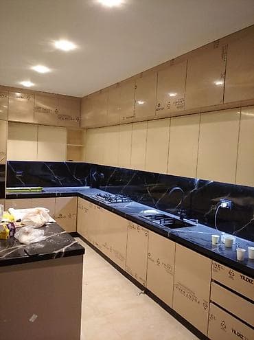 metbext mebeleri: Sifarişlə mətbəx dəsti, Özü çəkən petlələr, Mat laminat, Kredit yoxdur, Rayonlara çatdırılma, Pulsuz çatdırılma — 4