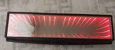 led guzgu: Avtomobil üçün LED “sonsuz güzgü” effektli salon arxa görünüş güzgüsü — 1