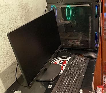 Kompüter və noutbuk aksesuarları: Gaming masaüstü kompüter – RGB işıqlı şüşə ön panel və yan panel — 5