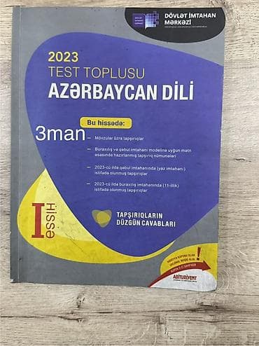 Kitablar və jurnallar: AZƏRBAYCAN DİLİ üzrə hazırlıq və imtahanlara kömək üçün dərs — 3