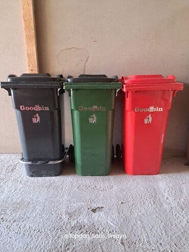 Biznes üçün program təminatı: Məişət Tullantı qutuları. 20 lt den 1100 lt qeder movcuddur. Plastik — 14