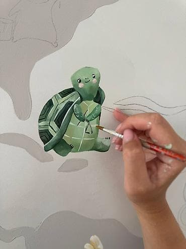 art line: Divar rəsimlərinin çəkilməsi🎨 Qiymət rəsmə və onun ölçüsünə uyğun — 4