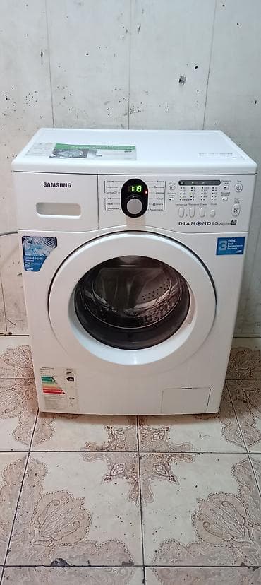 səs ucaldıcılar: Paltaryuyan maşın Samsung, 6 kq, İşlənmiş, Avtomat, Qurutma var, Ödənişli çatdırılma — 1