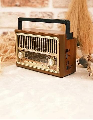 ses guclendirici: Nostalji görünüşlü kalonka Fm radio Bluetooth USB flashkart SD kart — 4