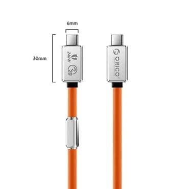 ssd 128gb: 🔥 **ORICO 240B3-20-10-OR-BP – USB 3.2 Fast Charge & Data Cable — 1