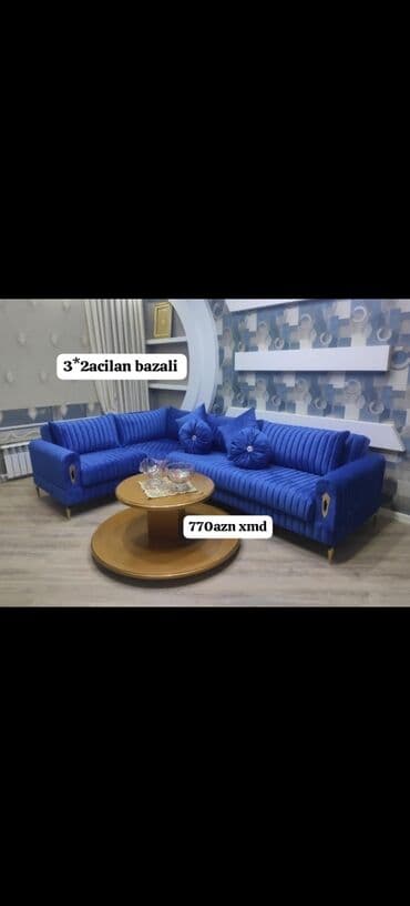 tek divanlar qiymetleri: Künc divan, Açılan, Bazalı, Parça — 4