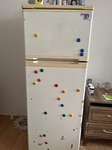 İşlənmiş 2 qapılı Soyuducu Satılır, rəng - Ağ, Dispenserli