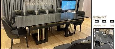 MONALIZA Antrazit masa Fabrik istehsalı mebellərin topdan qiymətlə