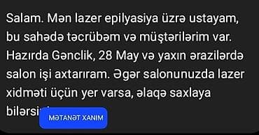 telebelere iş: Lazer Epilyasiya Xidməti – Candela Alexandrite ilə - Peşəkar lazer — 1