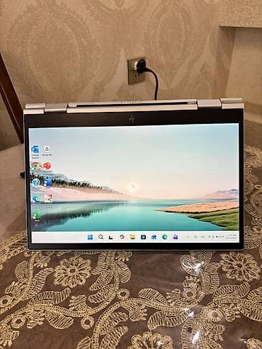 i5 prosessor: HP EliteBook x360 2-in-1 noutbuk - 13.3" toxunma ekranı, 360° menteşə — 6