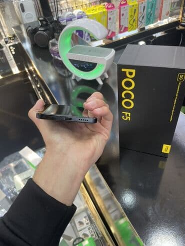 Poco: Poco F5, 256 GB, rəng - Qara, Barmaq izi — 5