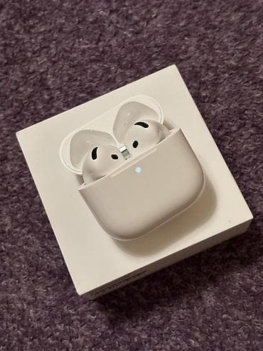 airpods tap az: İşlənmiş Simsiz (Bluetooth) Qulaqcıqlar, Apple, rəng - Ağ — 4