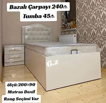Təknəfərlik çarpayı, Bazalı, Matras ilə lalafo.az -da Təknəfərlik çarpayı, Bazalı, Matras ilə