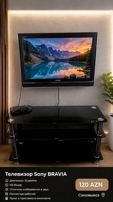 ТВ и видео: 📺 Satılır – Sony Bravia 32” LCD Televizor Əla vəziyyətdə olan — 1