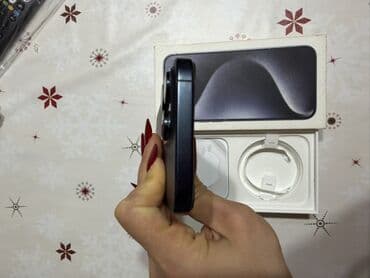 iphone 6 ekran: IPhone 15 Pro, 256 GB, Blue Titanium, Simsiz şarj — 5