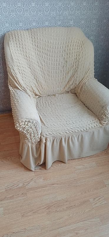 divan üstülər: Divan üçün rəng - Bej Yataq örtüyü — 1