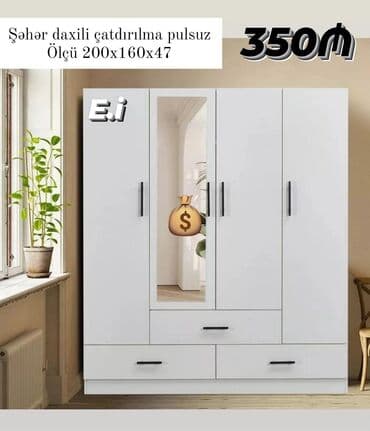 Masalar və oturacaqlar: Yeni, Qarderob, paltar dolabı — 1