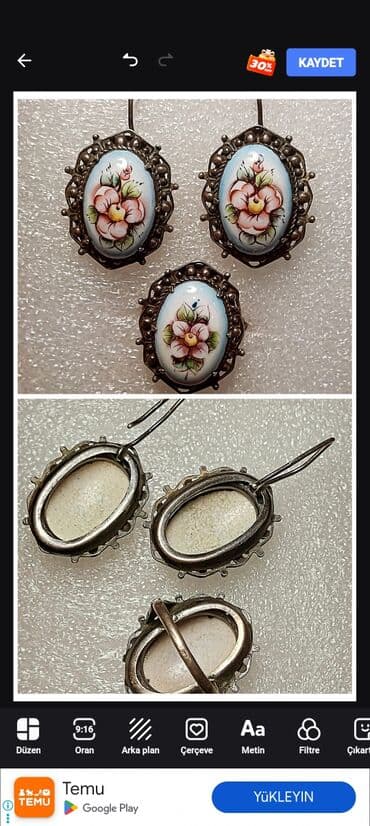 Çəngəllər: Gümüş suyuna salınma dəst – SSRİ. Elmlər, 20 nömrəli məktəbin yanı — 1