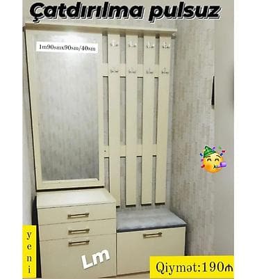 Dolab yeni dəhliz mebeli keyfiyyətli