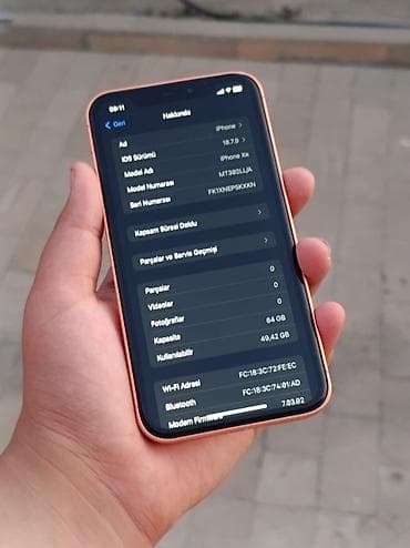 barter android: IPhone Xr, 64 GB, Narıncı, Zəmanət, Simsiz şarj, Face ID — 4